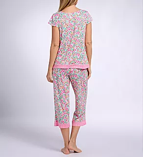 Short Sleeve PJ Set w/ Cropped Pant