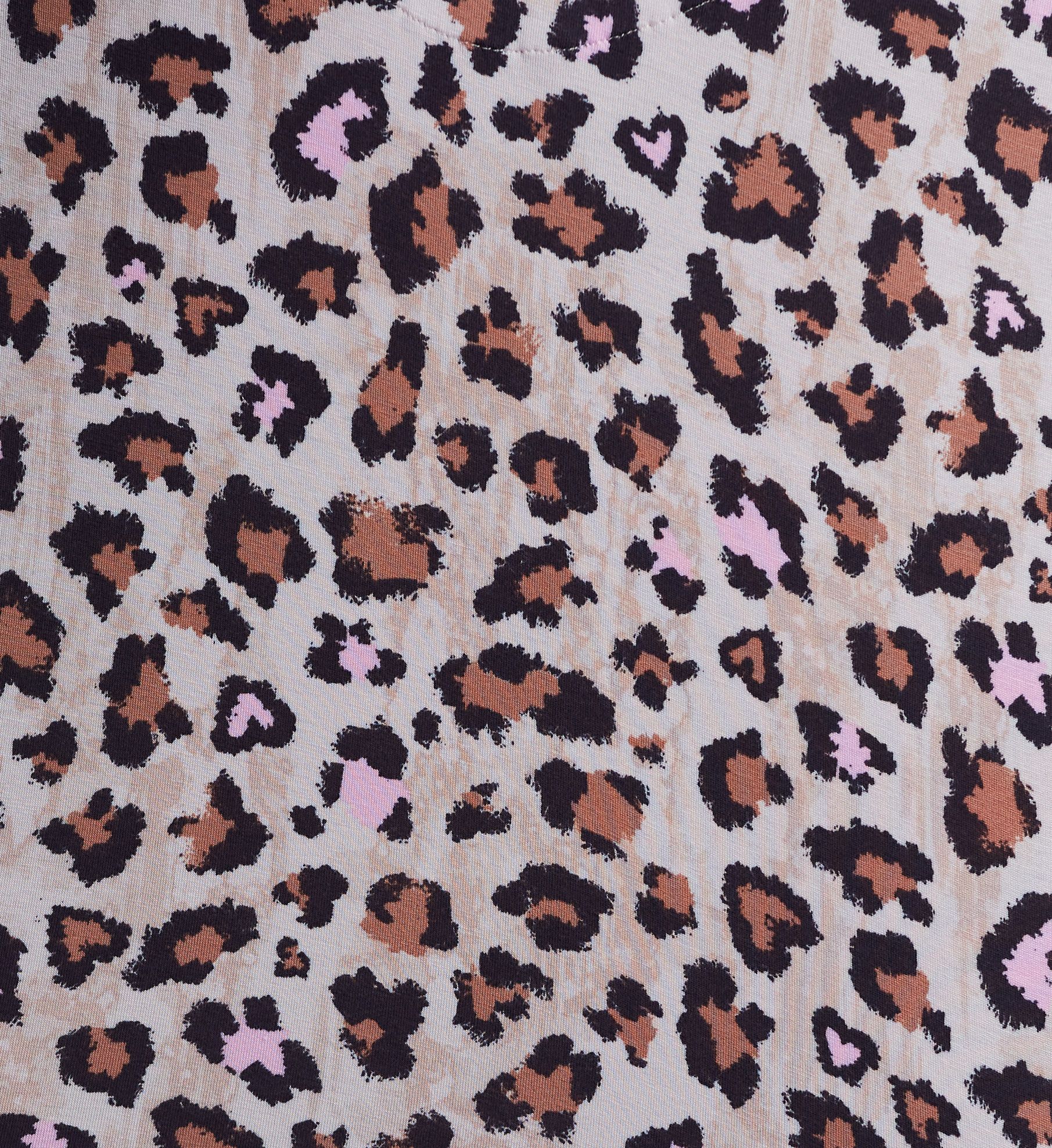 Ellen Tracy Leopard Cropped Pant PJ Set N852667 - Image 5