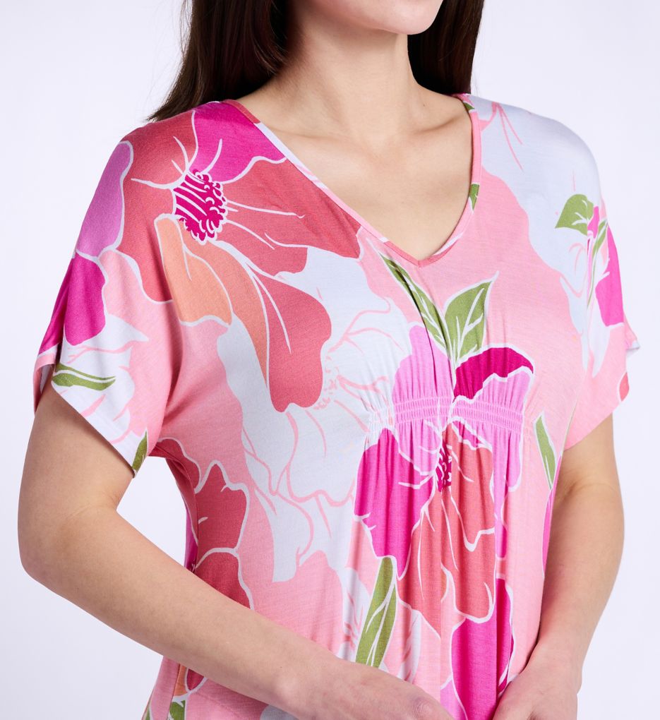 Ellen Tracy Plus Size Short Sleeve Long Tunic N90060X - Image 3