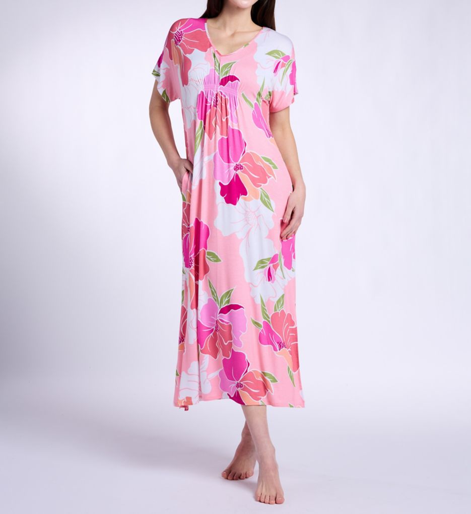 Ellen Tracy Plus Size Short Sleeve Long Tunic N90060X - Image 1