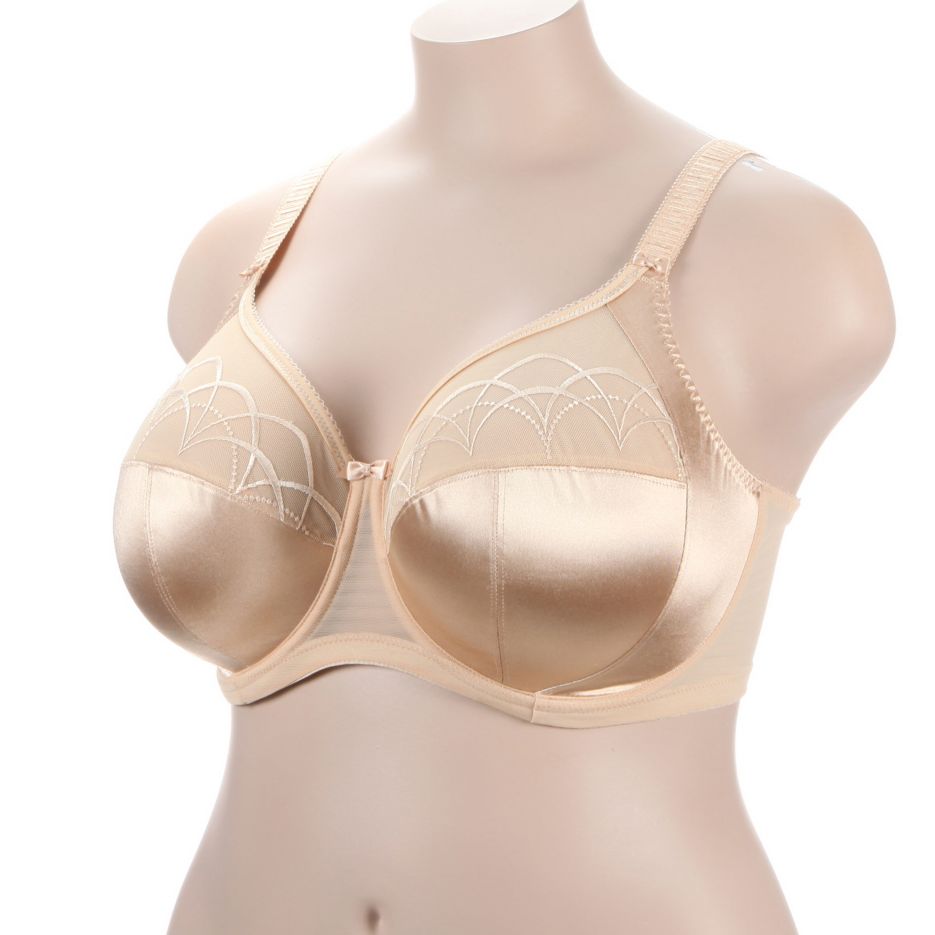 Elomi Cate Embroidered Full Cup Banded Underwire Bra (4030)- Hazel -  Breakout Bras