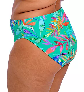 Toyama Tides Mid Rise Bikini Brief Swim Bottom Jade 12