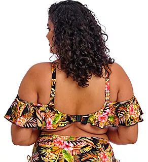 Tiger Valley Underwire Bikini Swim Top Black 34G