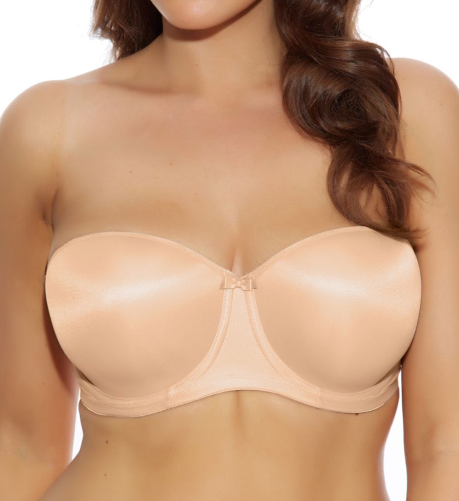 Elomi Womens Smoothing Underwired Foam Moulded Strapless Bra, 46E