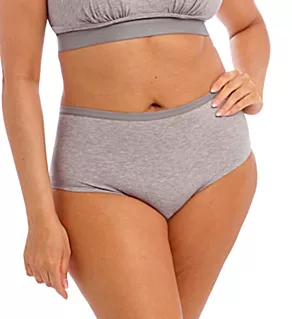 Downtime Short Brief Panty GREY MARL 2X