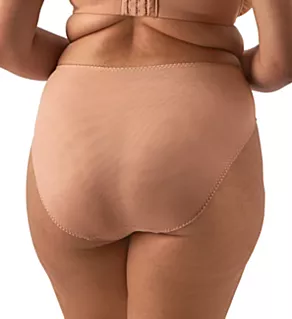 Zarla High Leg Brief Panty Café Au Lait XL