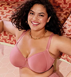 Nerina Underwire Molded Spacer Bra Dusty Rose 34G