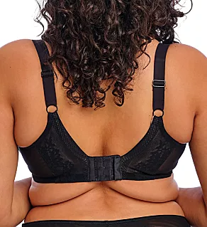 Nerina Underwire Stretch Plunge Bra Black 42DD