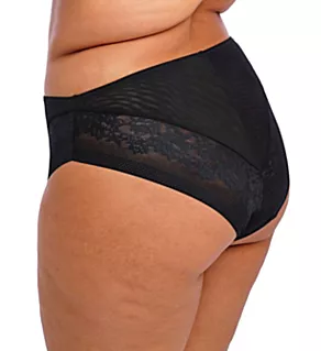 Nerina High Leg Brief Panty Black XL