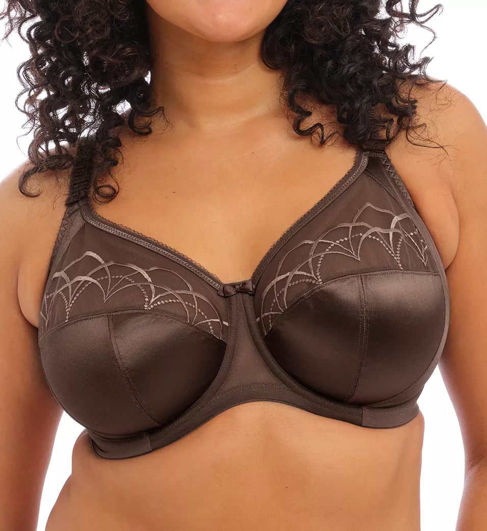 Elomi Cate Underwire Full Cup Banded Bra In Latte  EL4030  | Size 42J %7c Herroomcom