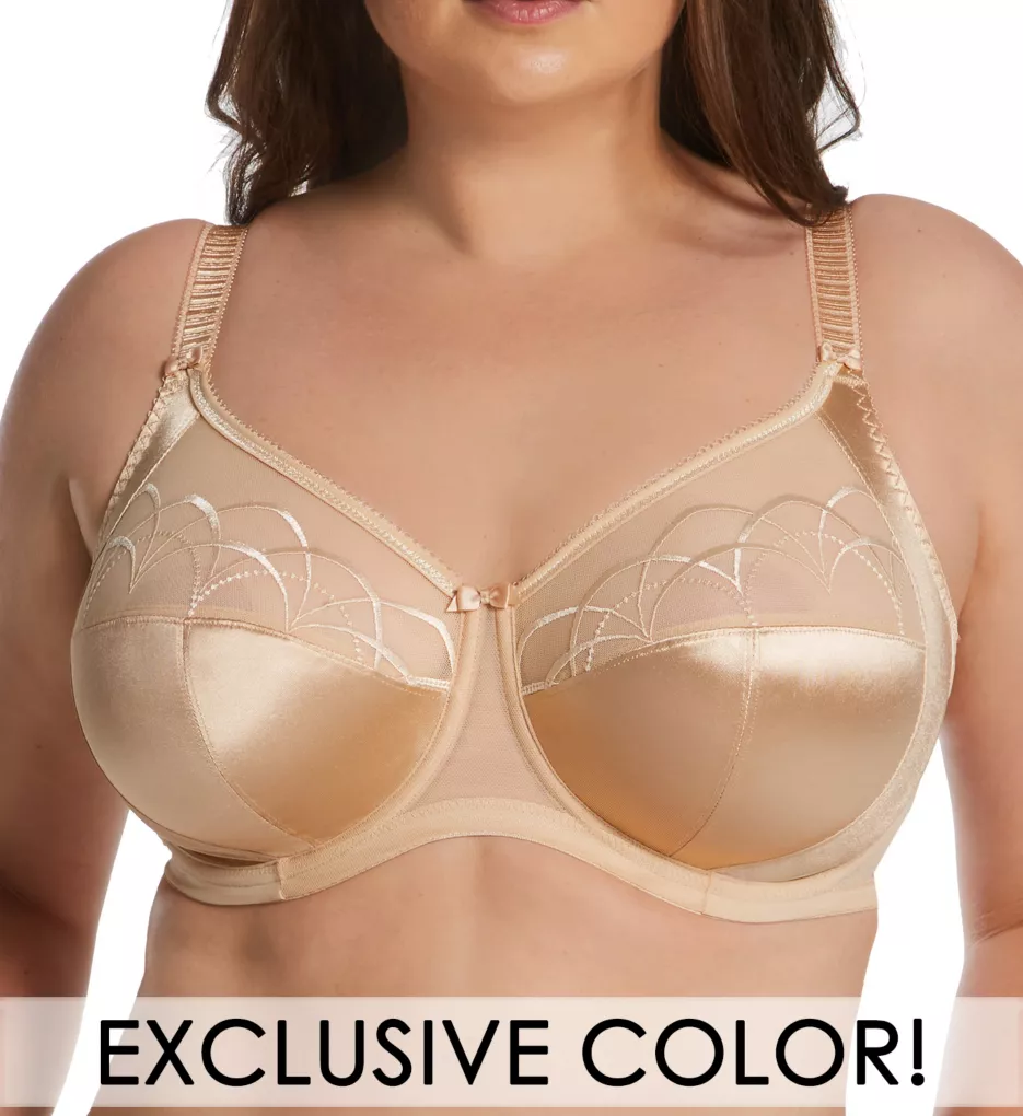 Cate Underwire Full Cup Banded Bra White 40DD