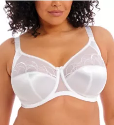 Cate Underwire Full Cup Banded Bra White 40DD