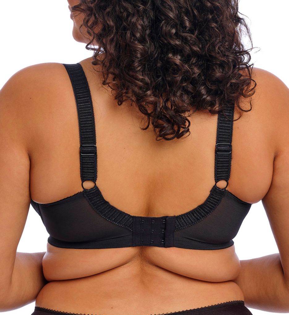 Elomi Cate Underwire Full Cup Banded Bra Black 42H  - Image 2