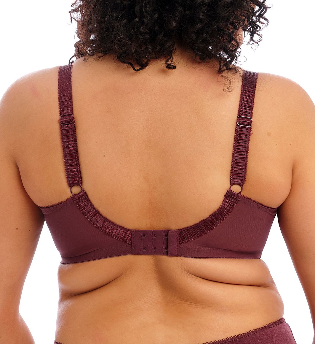 Elomi Cate Underwire Full Cup Banded Bra Raisin 40FF  - Image 2
