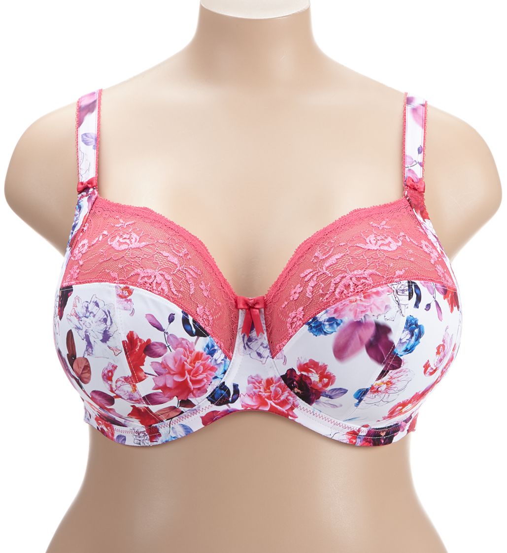 Elomi Morgan Underwire Bra with Underband Pink Floral 40E  - Image 1