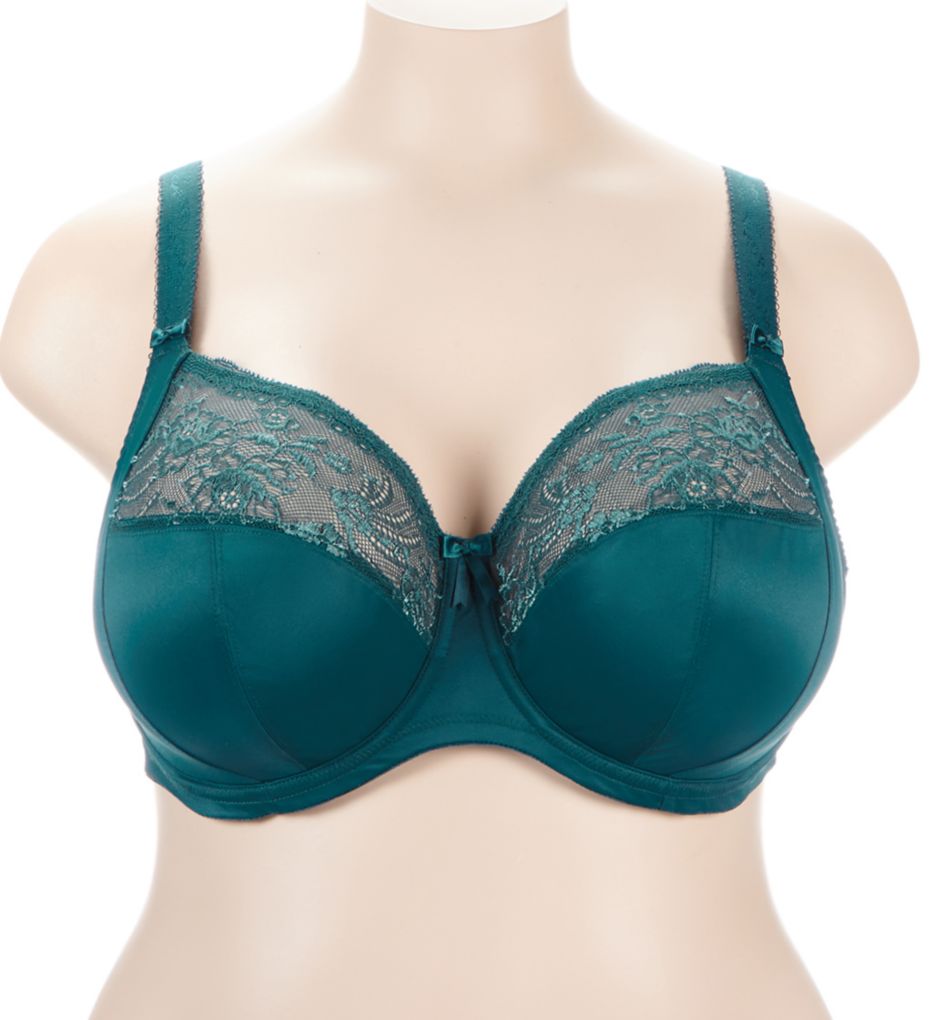 Morgan Deep Teal Stretch Banded Bra from Elomi
