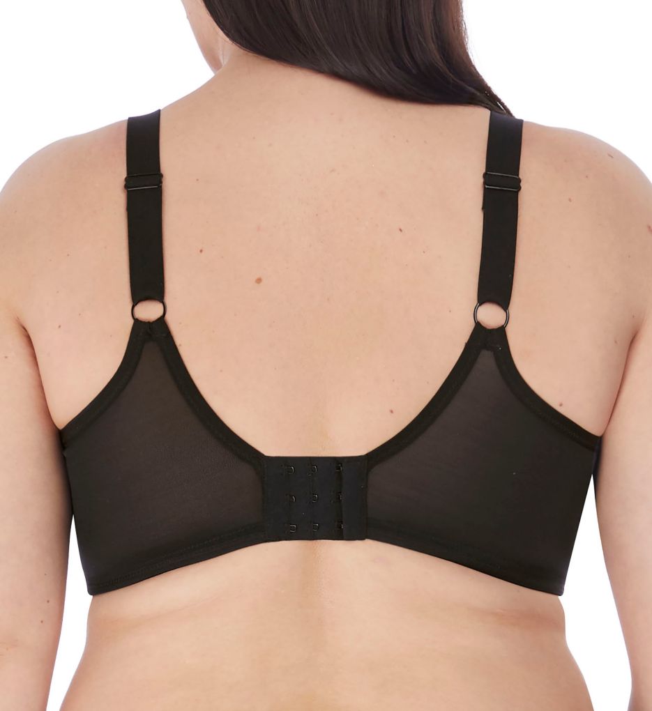 Women's Elomi Best EL4300 Smooth Underwire Moulded Convertible Strapless  Bra (Black 40G)