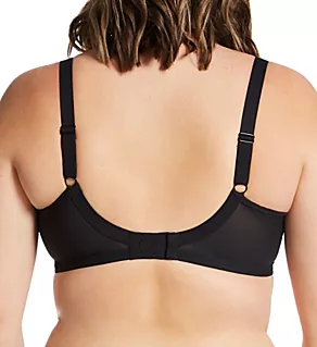 Sachi Underwire Plunge Bra Black Butterfly 32H