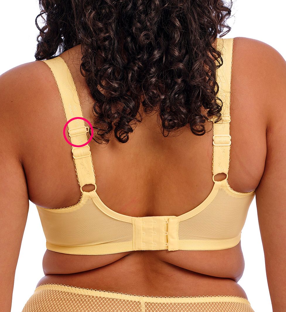 Elomi Charley Underwire Plunge Bra Lemon Fizz 36F  - Image 2