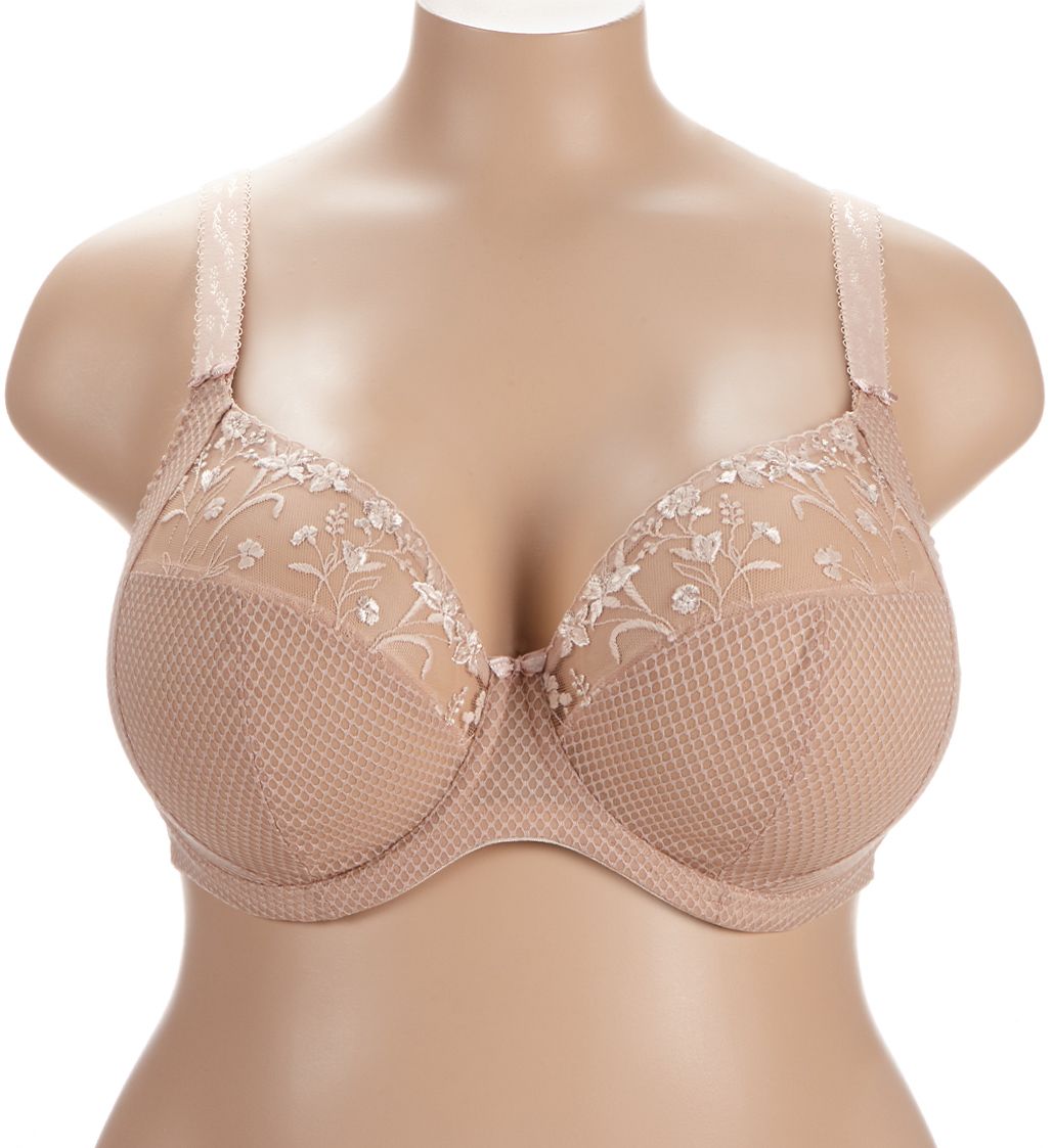 Elomi Charley Underwire Plunge Bra Fawn 44FF  - Image 1