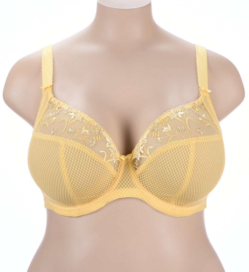Elomi Charley Underwire Plunge Bra Lemon Fizz 36F  - Image 1
