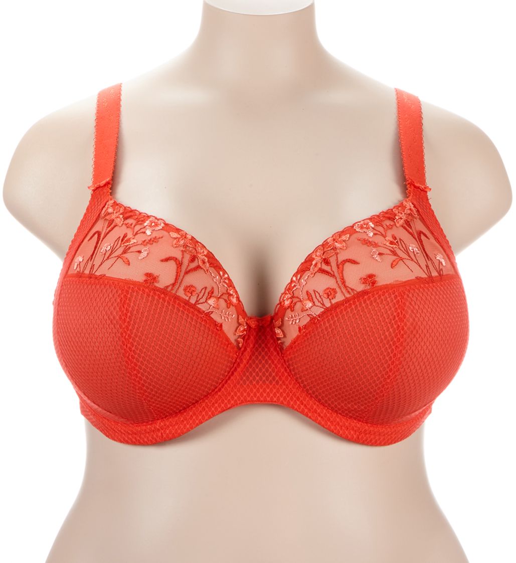 Elomi Charley Underwire Plunge Bra Salsa 42DD  - Image 1