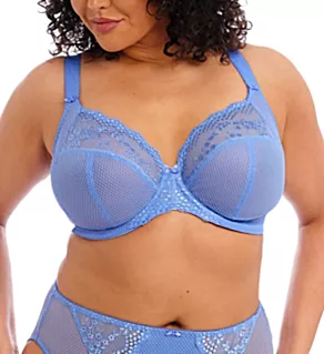 Charley Underwire Stretch Lace Plunge Bra Cornflower 40DD
