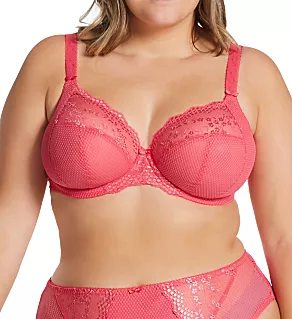 Charley Underwire Stretch Lace Plunge Bra Honeysuckle 36E