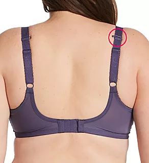Charley Underwire Stretch Lace Plunge Bra Storm 32H