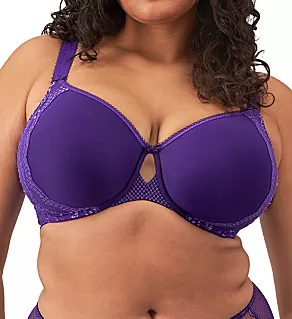 Charley Underwire Spacer T-Shirt Bra Iris 46FF