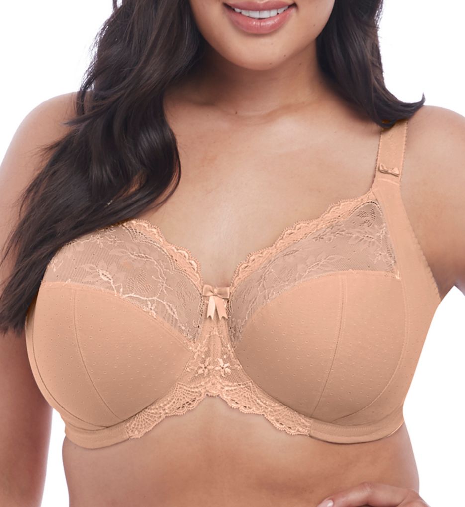 Elomi Women's Plus Size Morgan Underwire Banded Stretch Lace Bra