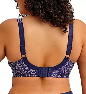 Lucie Underwire Stretch Cup Plunge Bra Midnight 44G