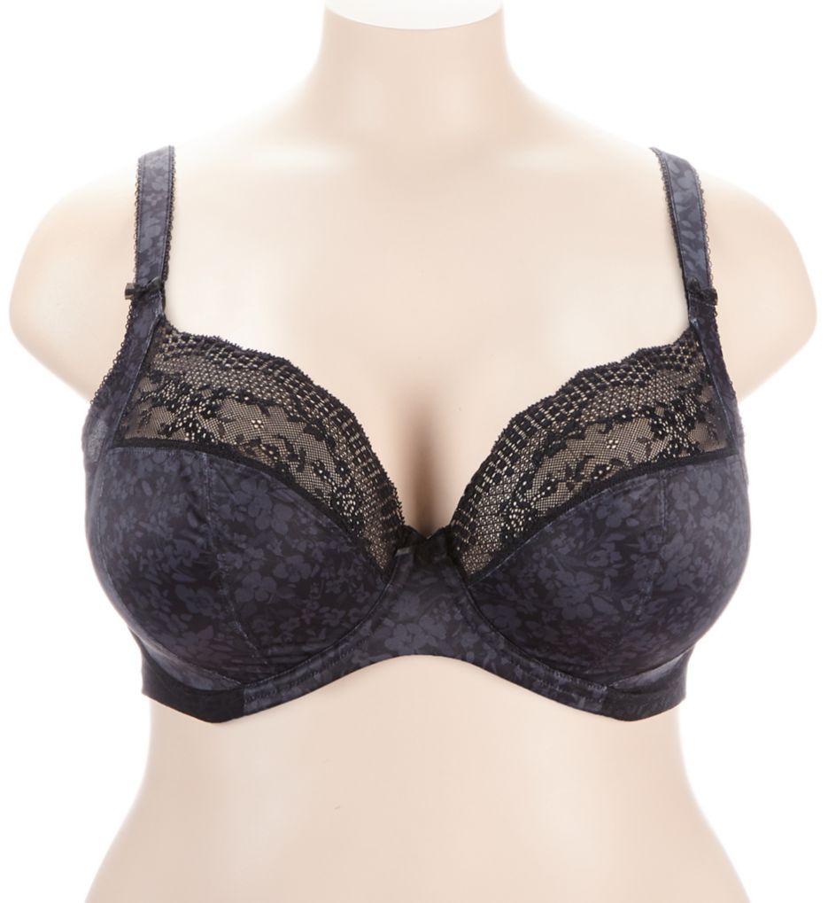 Elomi Lucie Banded Stretch Lace Plunge Underwire Bra (4490),42FF