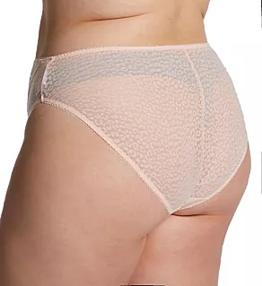 Lucie High Leg Brief Panty Pale Blush 2X