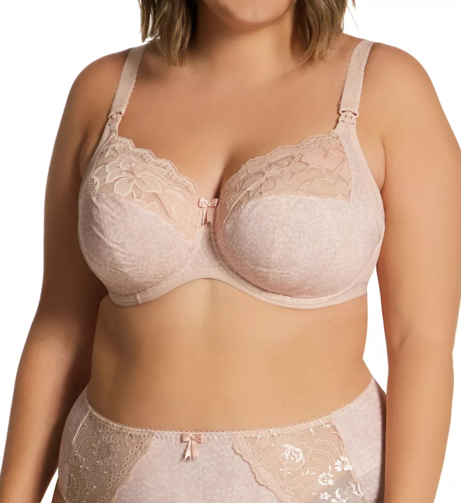 Paramour by Felina | Abbie Front Close T-Back Bra | Lace | Contour |  Seamless (Sugar Baby, 42DDD)