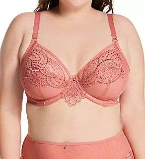 Priya Plunge Underwire Bra Rose Gold 32GG