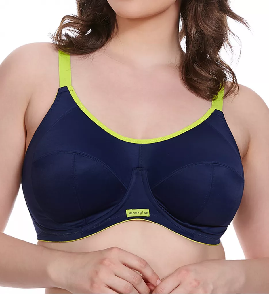 Energise Underwire Sports Bra with J Hook Navy 34G