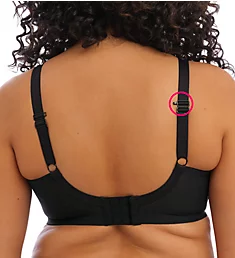 Energise Underwire Sports Bra with J Hook Black 34GG