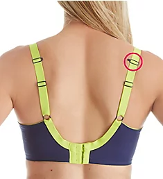Energise Underwire Sports Bra with J Hook Navy 34G