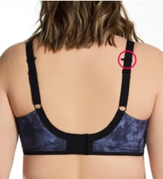 Energise Underwire Sports Bra with J Hook Story Haze 34JJ