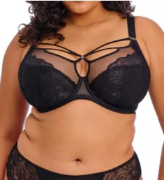 Brianna Underwire Plunge Bra Black 32GG