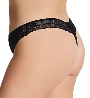 Brianna Thong Panty Black 2X