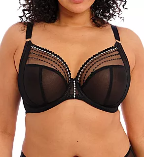 Matilda Underwire Plunge Bra Black 32GG