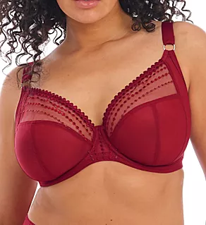 Matilda Underwire Plunge Bra Crimson 36DD