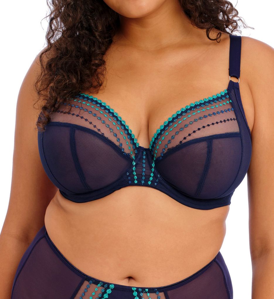 Elomi Women's Matilda Underwire Plunge Bra in Siren Song | Plus Size 32J | HerRoom.com