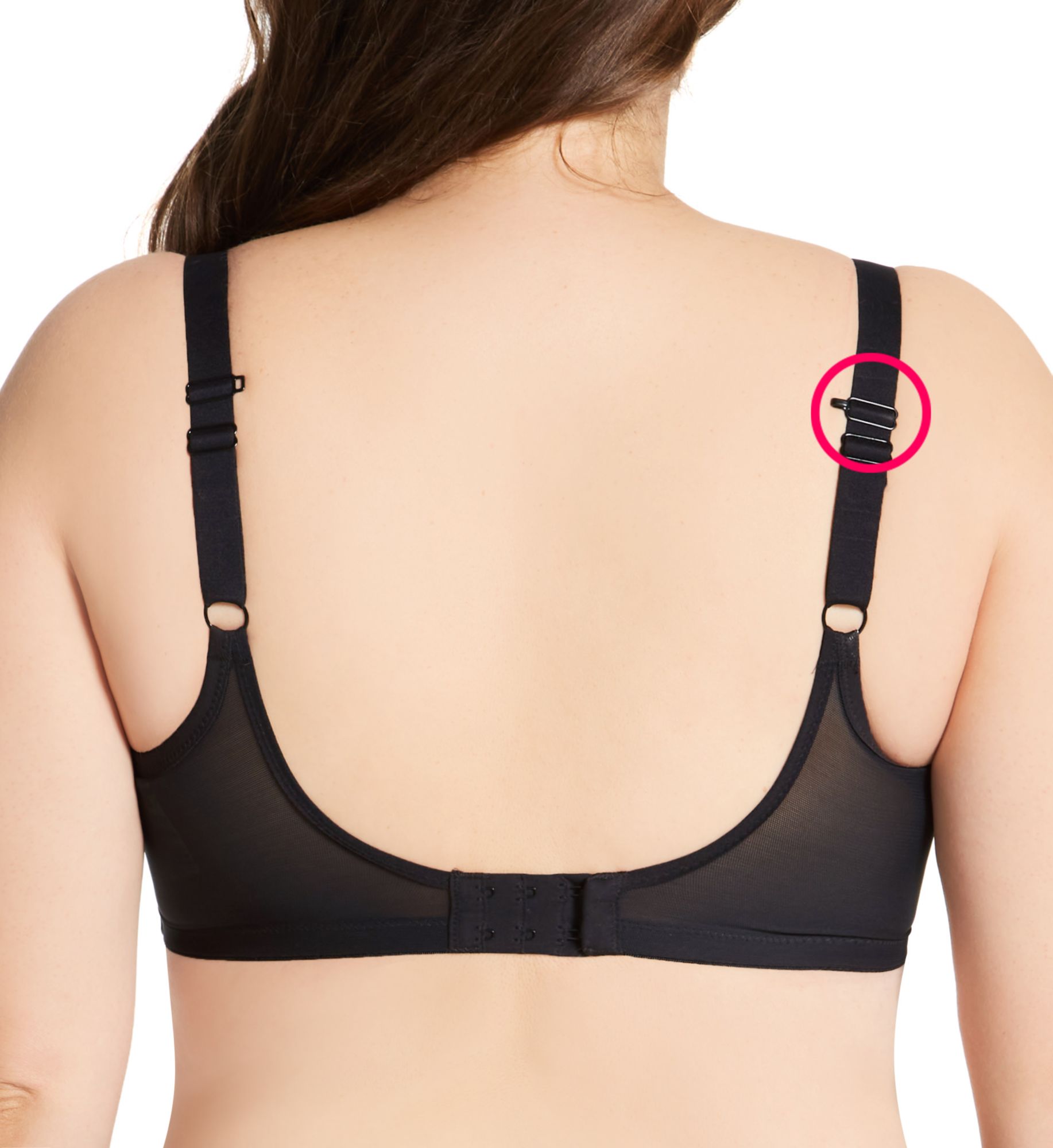 Elomi Matilda Underwire Plunge Bra Black Star 42E  - Image 2