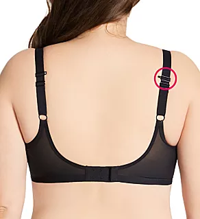 Matilda Underwire Plunge Bra Black Star 36DD