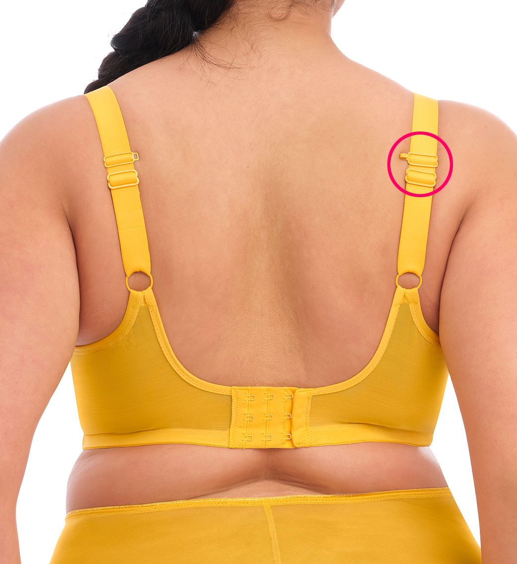 Elomi Matilda Underwire Plunge Bra Daisy 42E  - Image 2