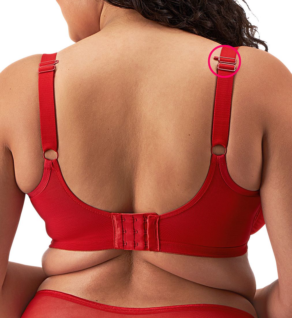 Elomi Matilda Underwire Plunge Bra Haute Red 42HH  - Image 2