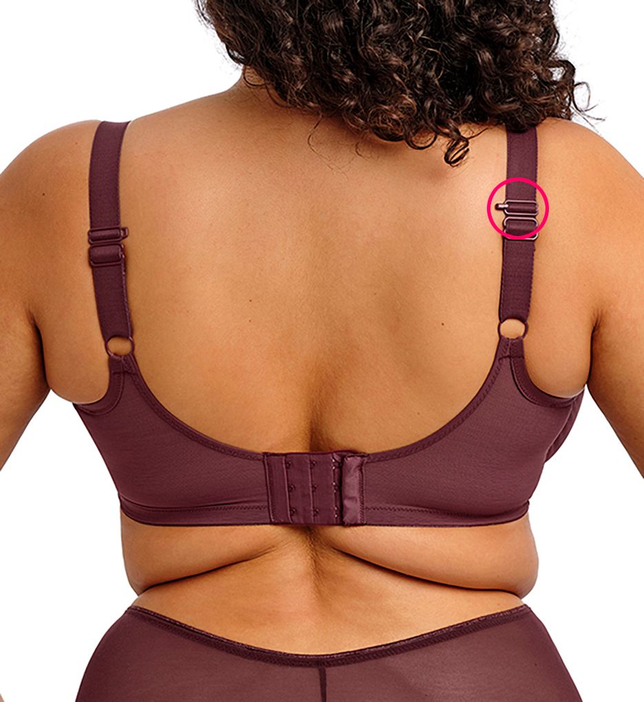 Elomi Matilda Underwire Plunge Bra Sugarplum 38J  - Image 2